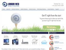 Tablet Screenshot of londonweb.net